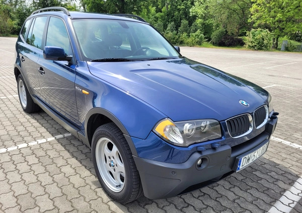 BMW X3 cena 24500 przebieg: 194000, rok produkcji 2005 z Wilamowice małe 211